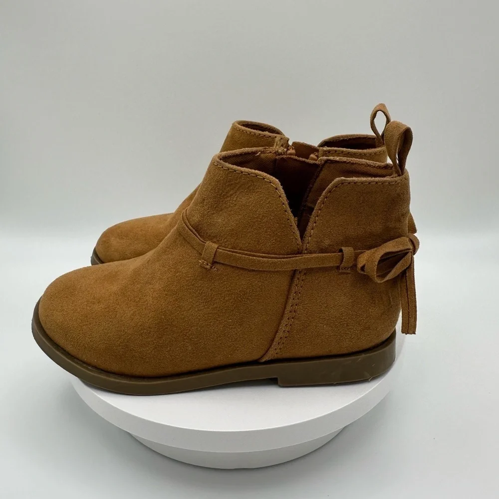 OLD NAVY Vegan Suede Toddler Boots, Size 8
